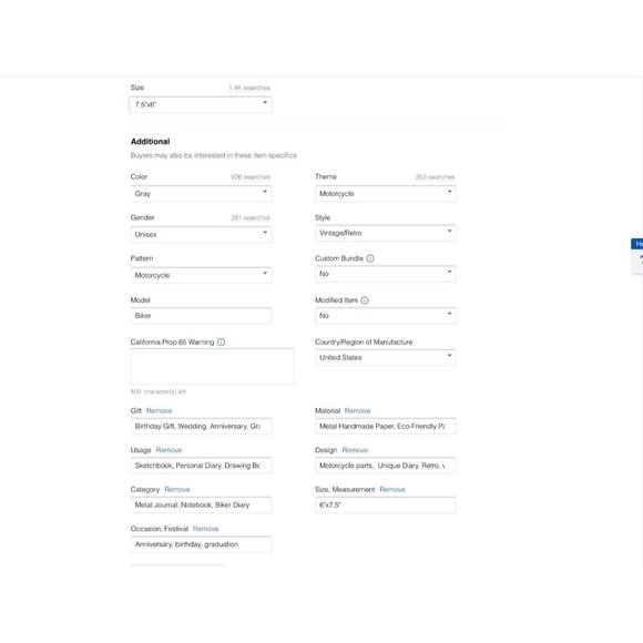 Designer Handmade Metal Motorcycle Parts Journal Notebook Diary Vintage New - Picture 11 of 11